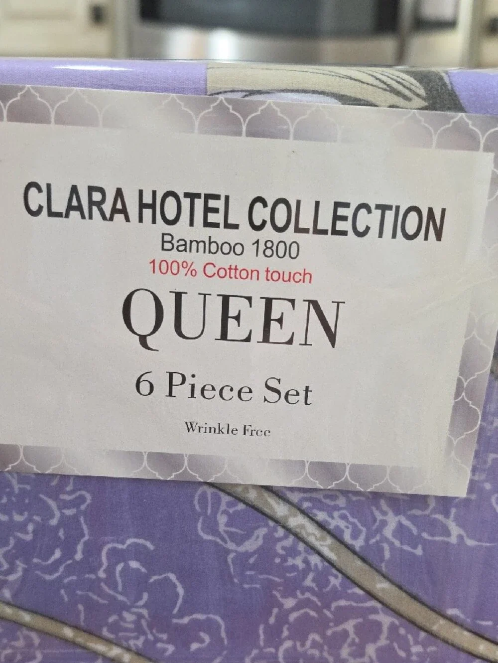 Hotel Collection Lavender Floral Queen 6-Piece Sheet Set